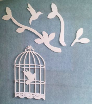 Ensemble Cage à oiseaux