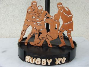 Lampe de bureau rugby 