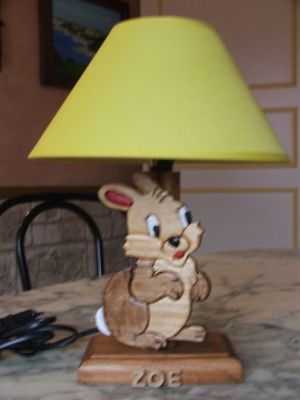 lampe de chevêt lapin pour enfant