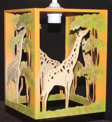 Lustre girafe pour chambre d'enfant