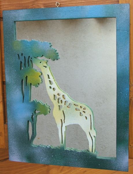 miroir girafe